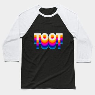 4 Letter Words - Toot Baseball T-Shirt